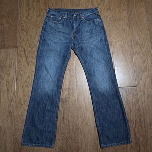 Levi’s 527 Jeans Mens 33x32 Blue Denim Slim Bootcut Western Cowboy Rancher